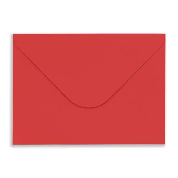 Poppy_C5_Envelope_Flap C5 Poppy Red Envelopes