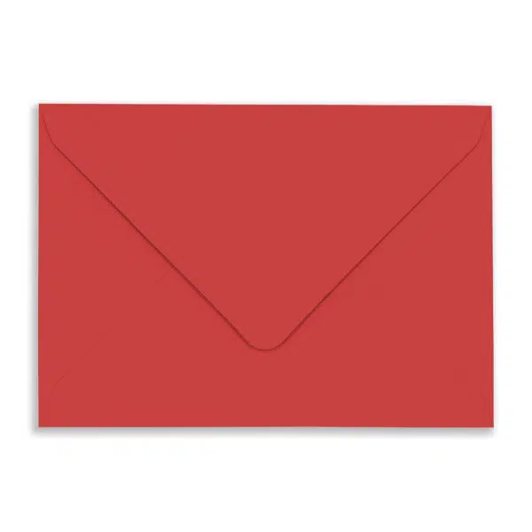 Poppy_Rec_Envelope_Flap 133mm x 184mm Poppy Red Envelopes