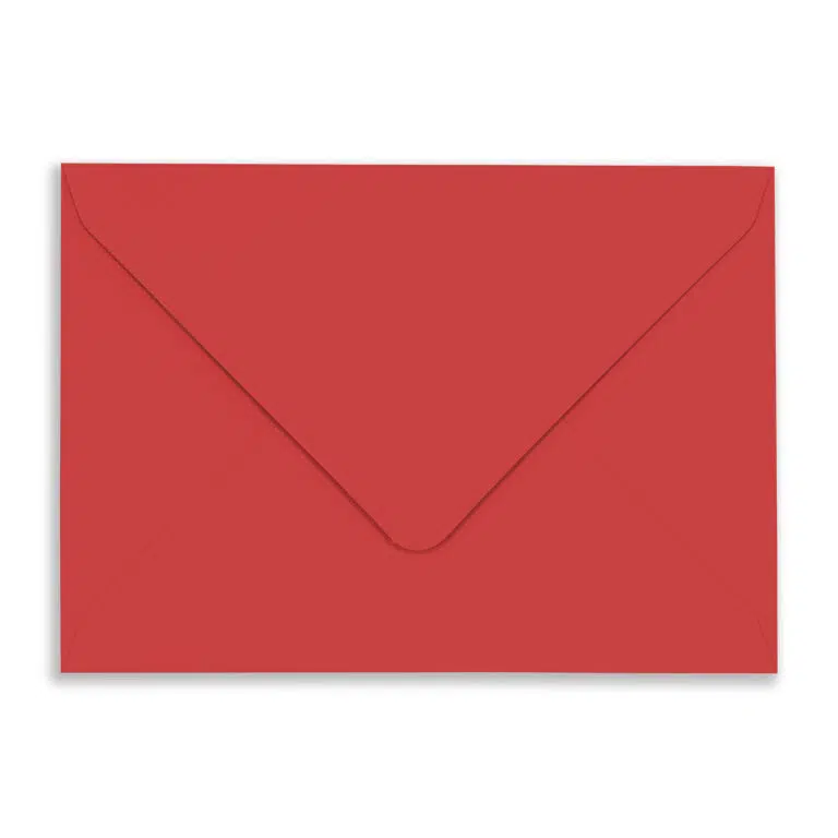 133mm x 184mm Poppy Red Envelopes