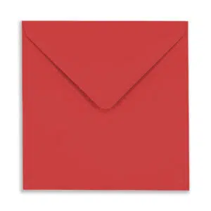 130mm Square Poppy Red Envelopes (100gsm) 1 155mm Square Poppy Red Envelopes