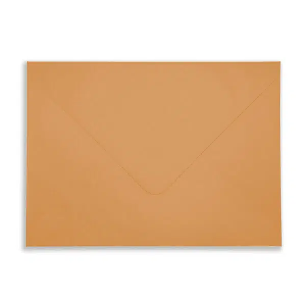 Pumpkin_Rec_Envelope_Flap 133mm x 184mm Pearlescent Pumpkin Envelopes