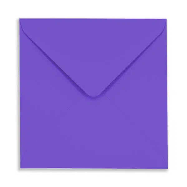 Purple_Square_Envelope_Flap 155mm Square Purple Envelopes