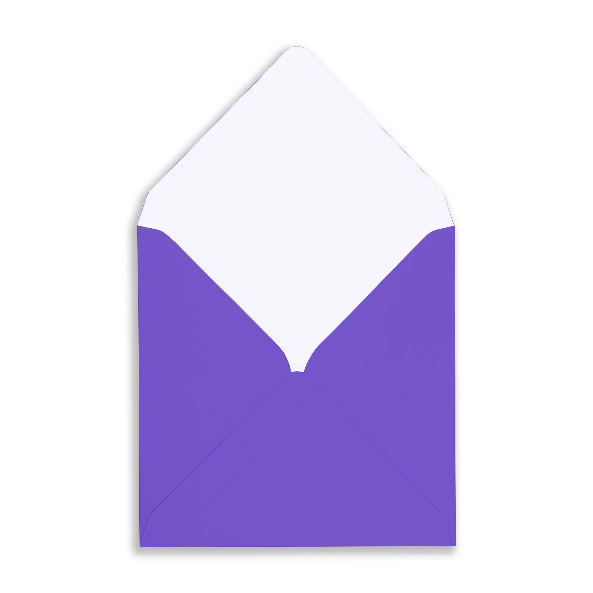 130mm Square Purple Envelopes (100gsm) 2 Purple_Square_Envelope_FlapOpen