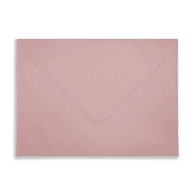 133mm x 184mm Pearlescent Rose Gold Envelopes