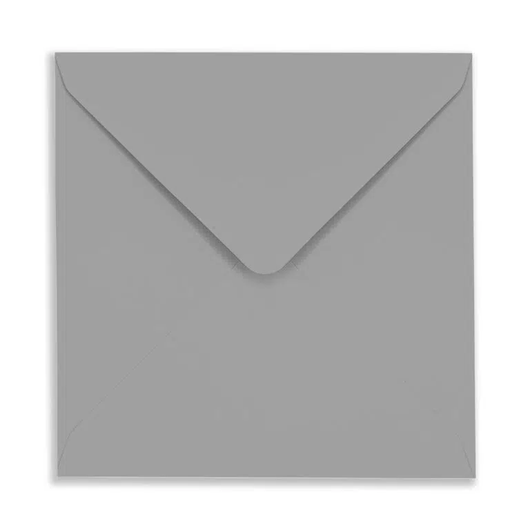 155mm Square Gunpowder Grey Envelopes