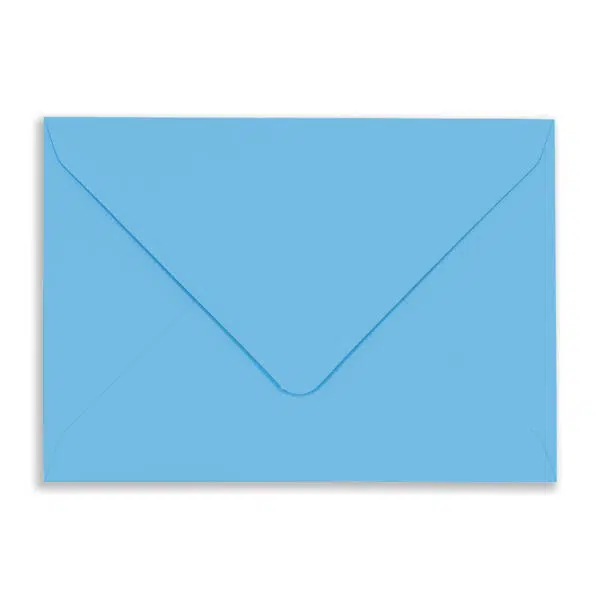 Sky_Blue_Rec_Envelope_Front 133mm x 184mm Sky Blue Envelopes