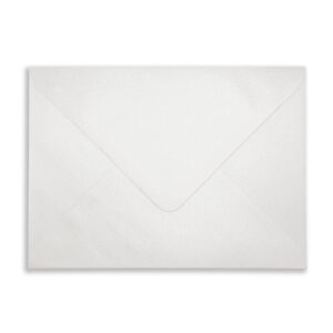 133mm x 184mm Pearlescent Snow White Envelopes