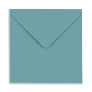 155mm Square Teal Envelopes