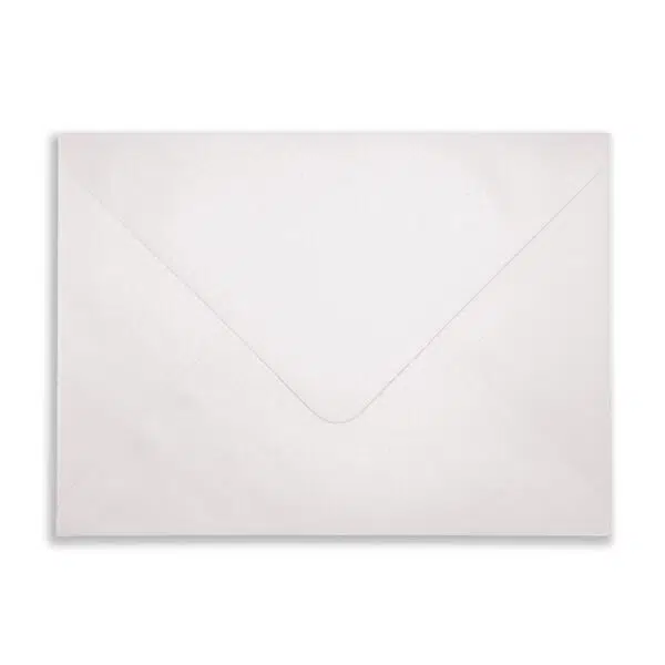 White_Rec_Envelope_Flap C6 Pearlescent White Envelopes