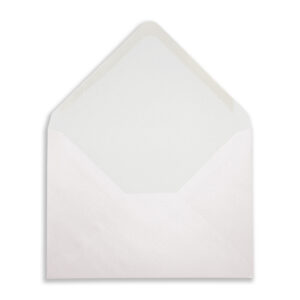 White Rec Envelope OPen Flap