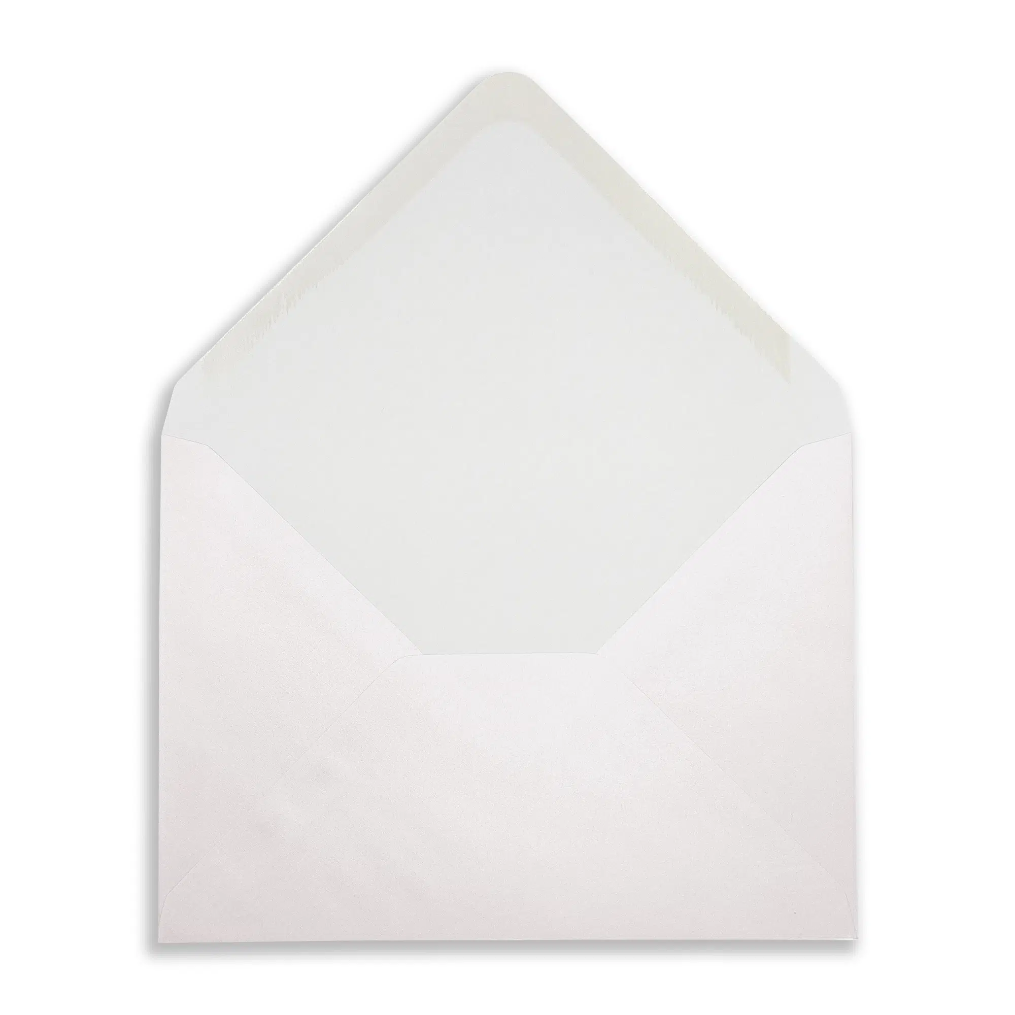 125mm x 175mm Pearlescent White Envelopes (100gsm) 2 White_Rec_Envelope_OPen_Flap