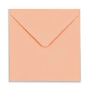164mm Square Peach Rose Envelopes (100gsm) 17 164mm Square Peach Rose Envelopes