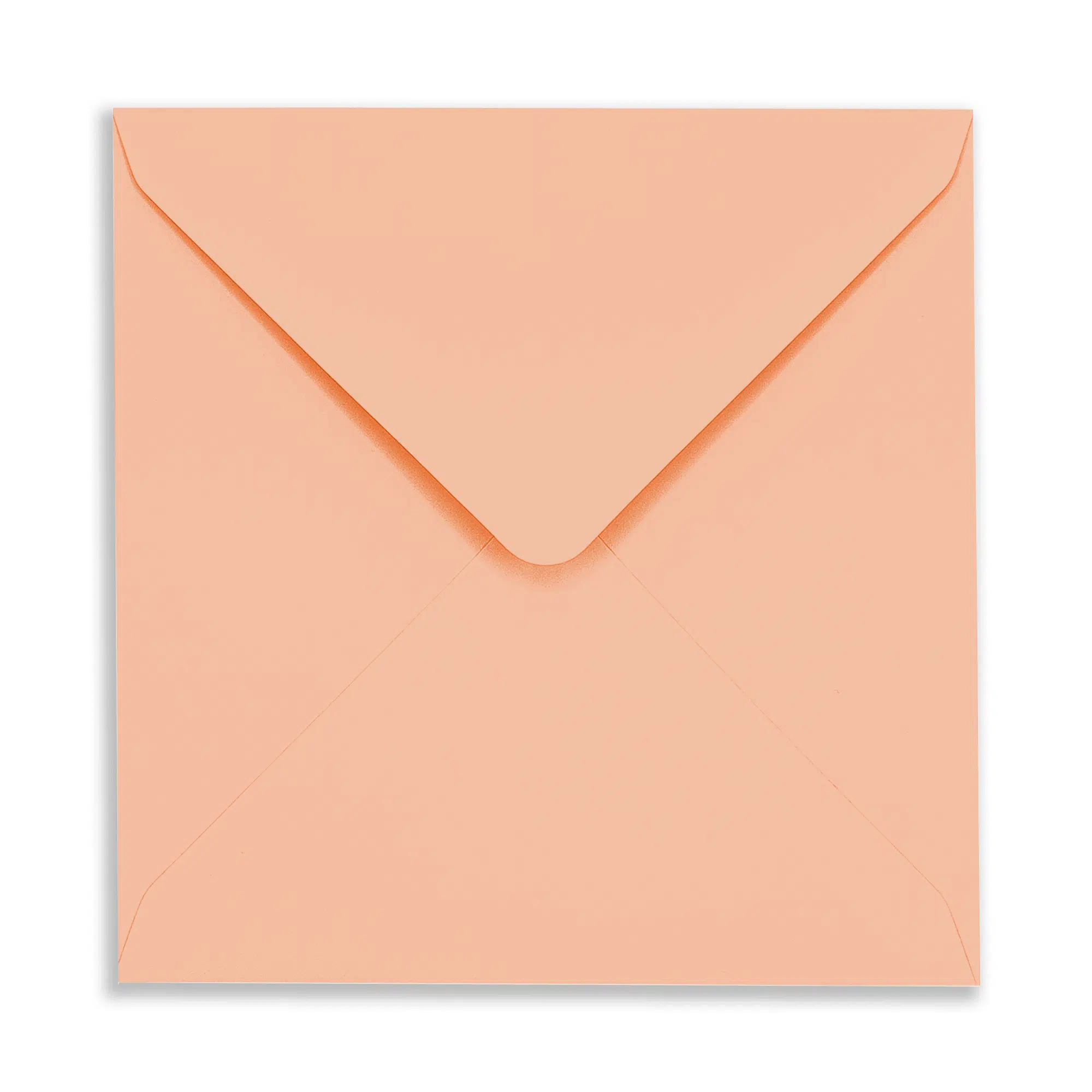 164mm Square Peach Rose Envelopes (100gsm) 1 square-Peach-Rose_Envelope_Flap