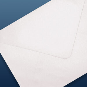 White Pearlescent Envelopes