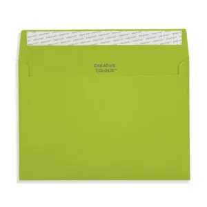 C5 Acid Green Peel & Seal Wallet Envelopes (120gsm) - View 2