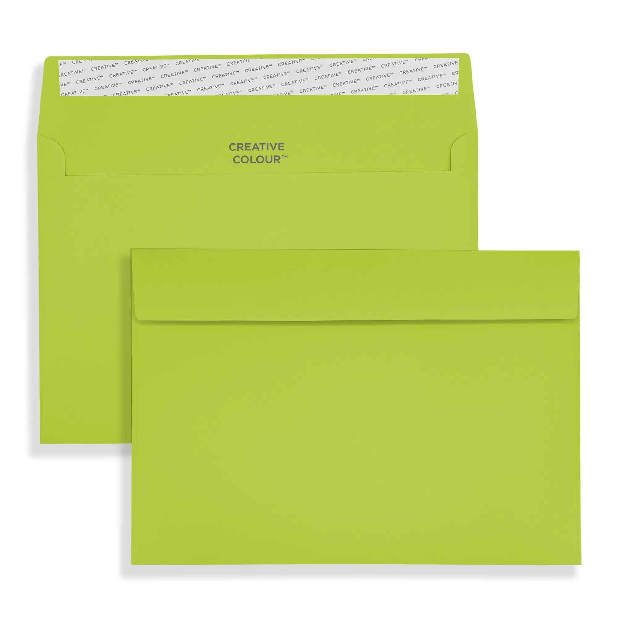 C5 Acid Green Peel & Seal Wallet Envelopes (120gsm)