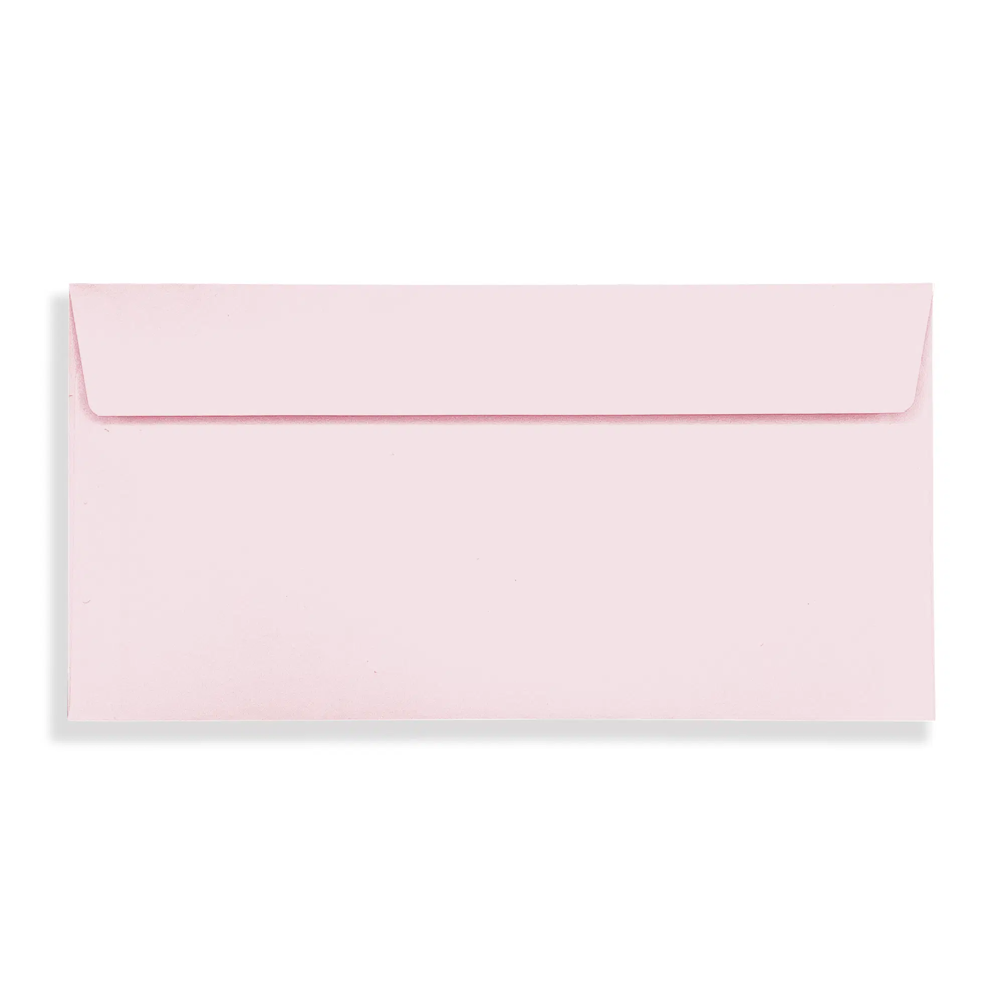 DL+ Baby Pink Peel & Seal Wallet Envelopes (120gsm) 3 Baby Pink DL Peel and Seal Wallet Envelopes 120gsm Flap Closed