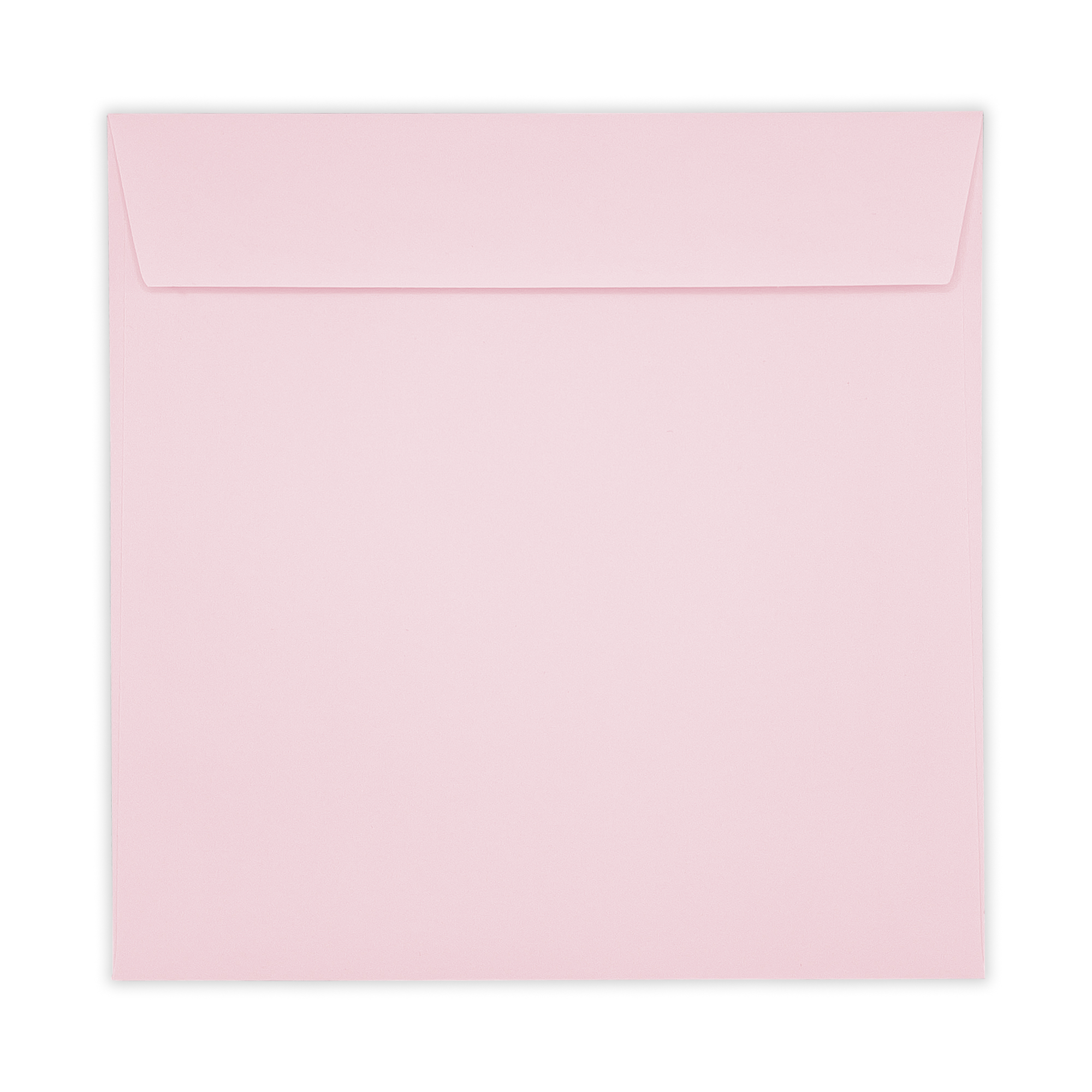 Baby Pink Square Peel and Seal Wallet Envelopes 120gsm Flap Closed