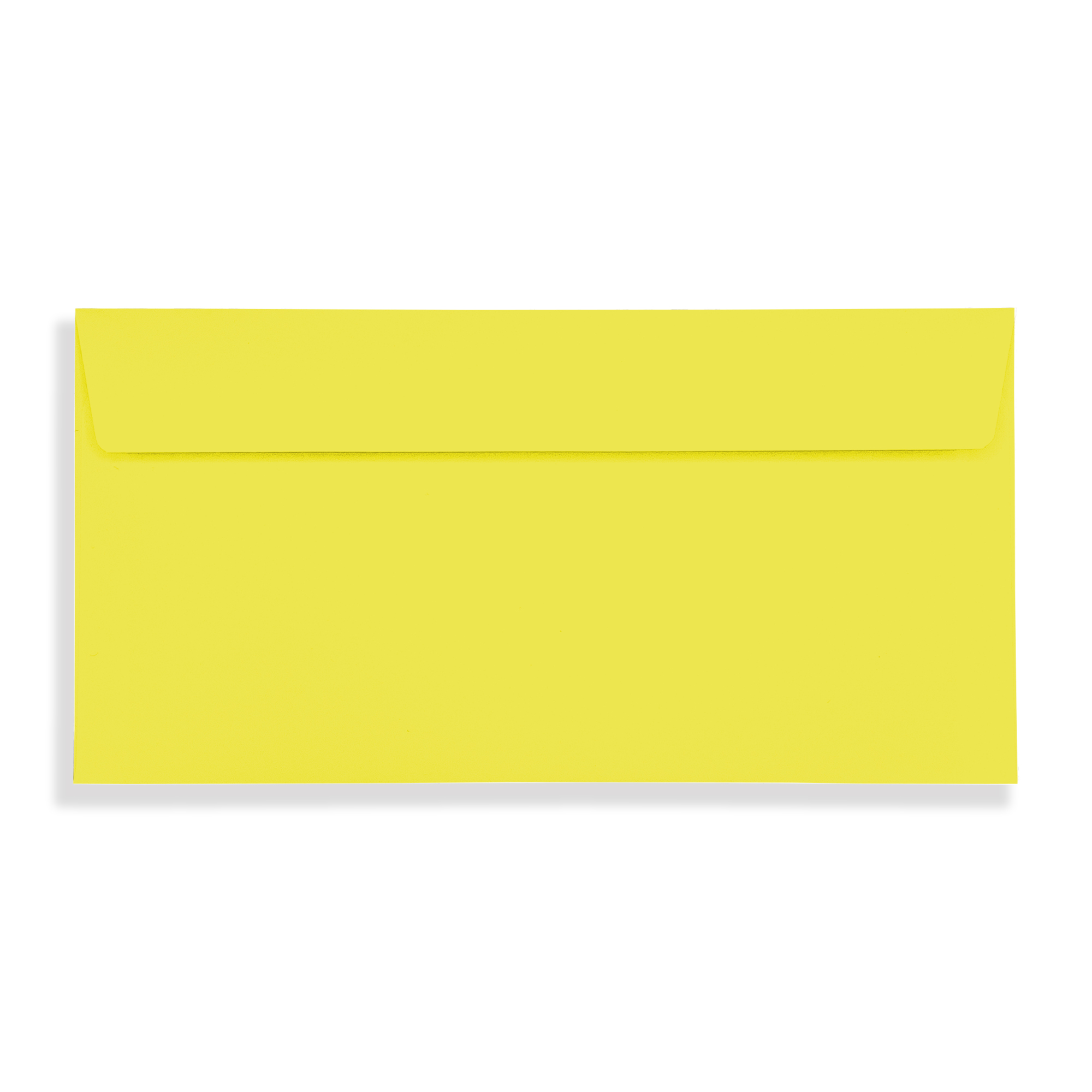 Banana Yellow DL Peel and Seal Wallet Envelopes 120gsm Flap Closed