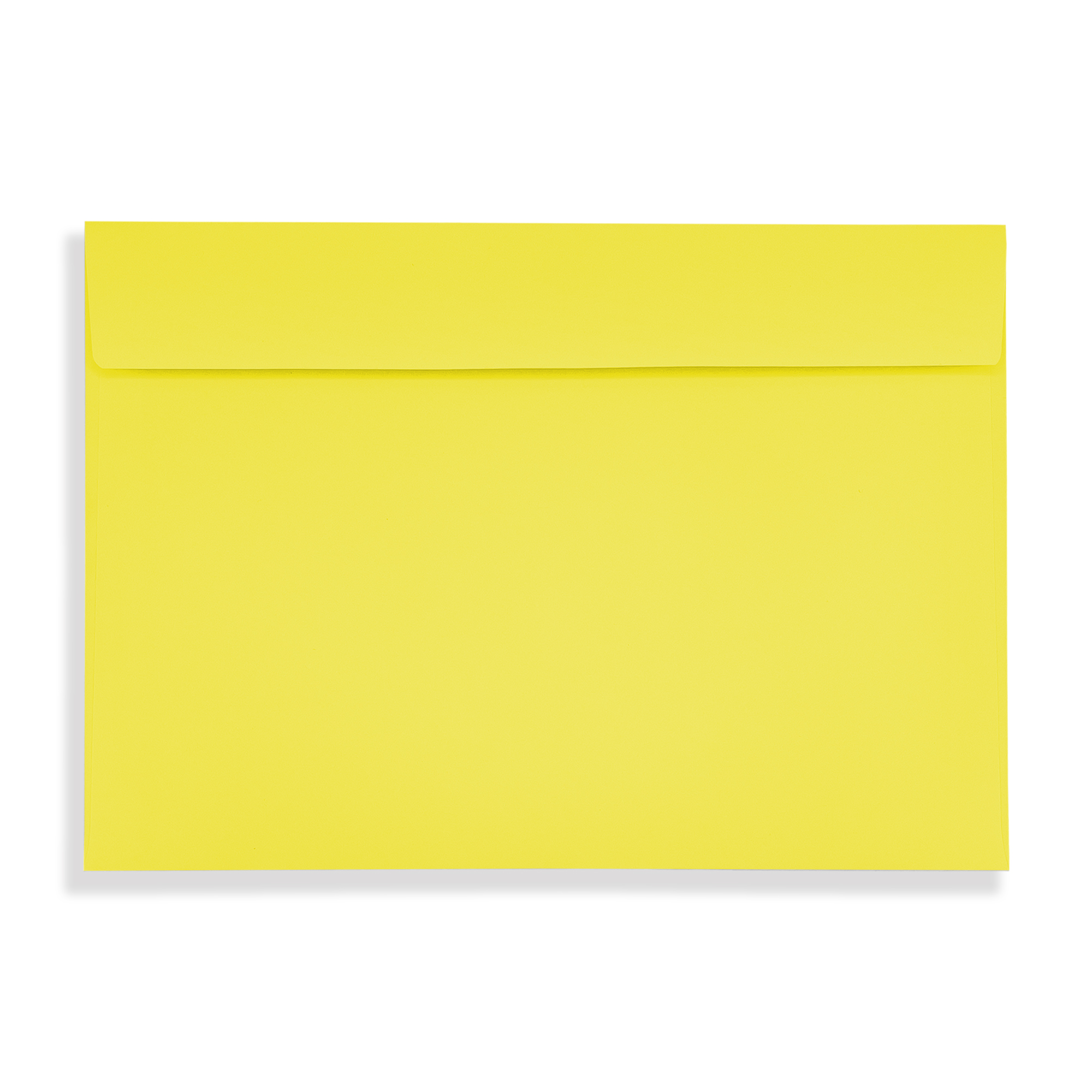 Banana Yellow Peel and Seal Wallet Envelopes 120gsm Flap Closed