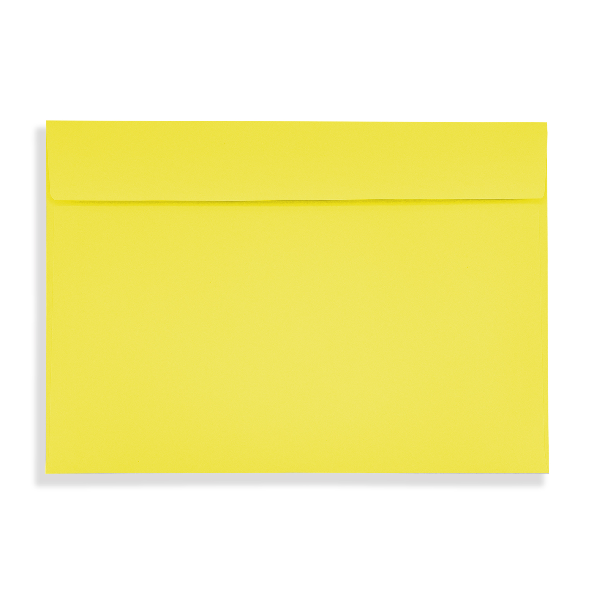 Banana Yellow Peel and Seal Wallet Envelopes 120gsm Flap Closed