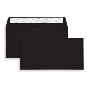 DL+ Bitter Chocolate Peel & Seal Wallet Envelopes (120gsm) 12 DL+ Bitter Chocolate Peel & Seal Wallet Envelopes