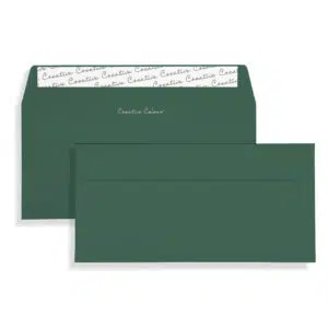 DL+ British Racing Green Peel & Seal Wallet Envelopes (120gsm) 2 DL+ British Racing Green Peel & Seal Wallet Envelopes