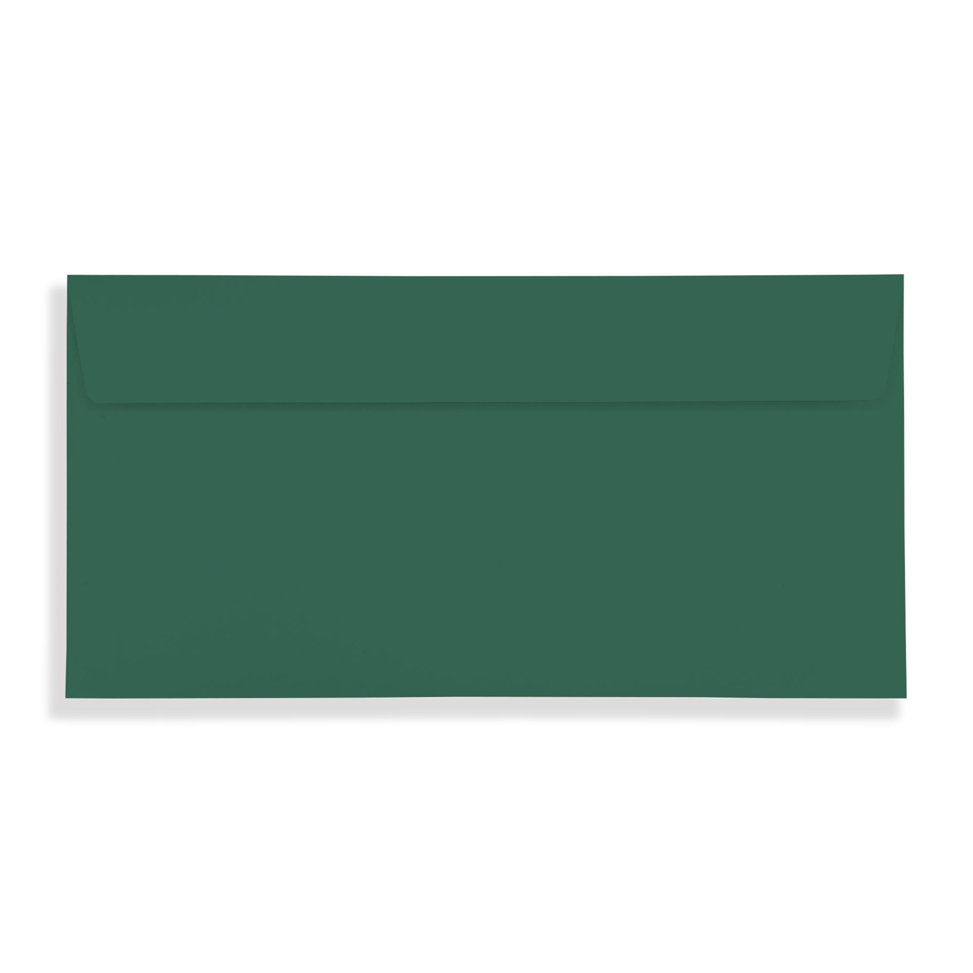 DL+ British Racing Green Peel & Seal Wallet Envelopes (120gsm) 3 British Racing Green DL Peel and Seal Wallet Envelopes 120gsm Flap Closed
