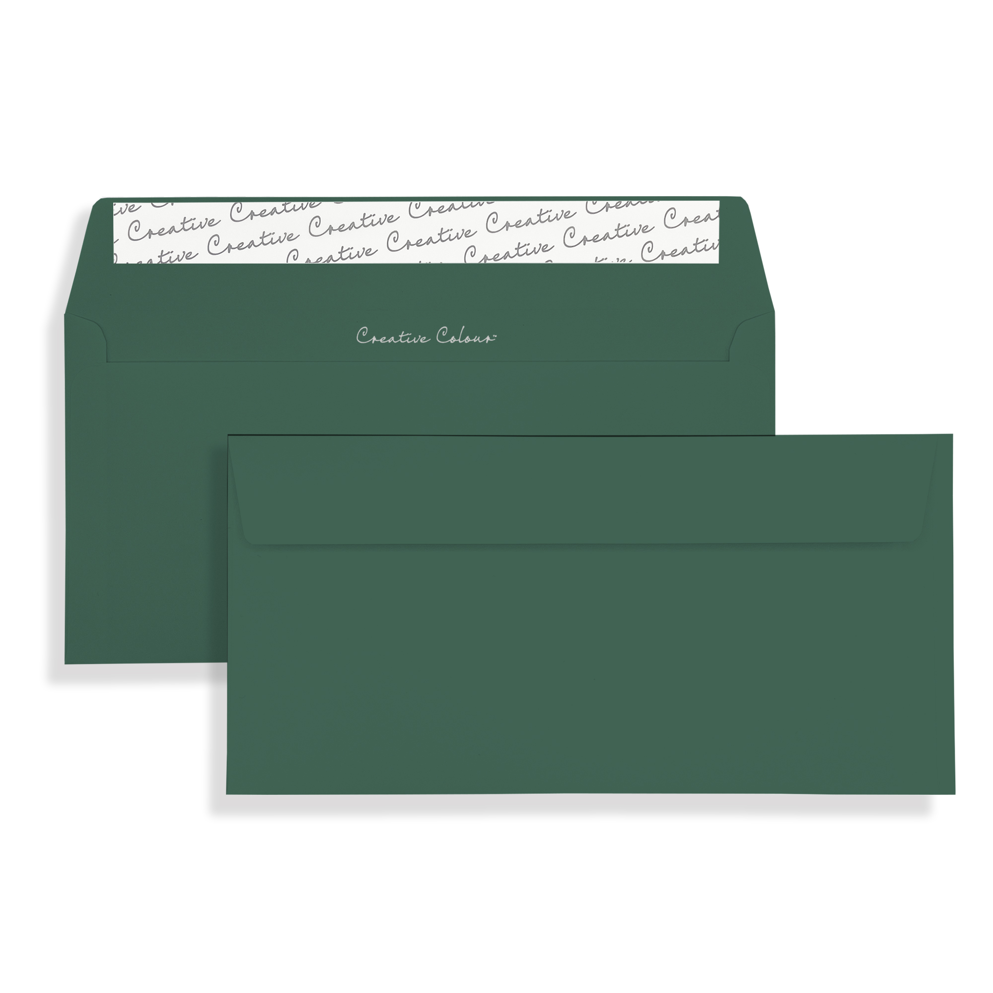 British Racing Green DL Peel and Seal Wallet Envelopes 120gsm