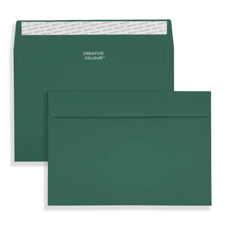 C5 British Racing Green Peel & Seal Wallet Envelopes
