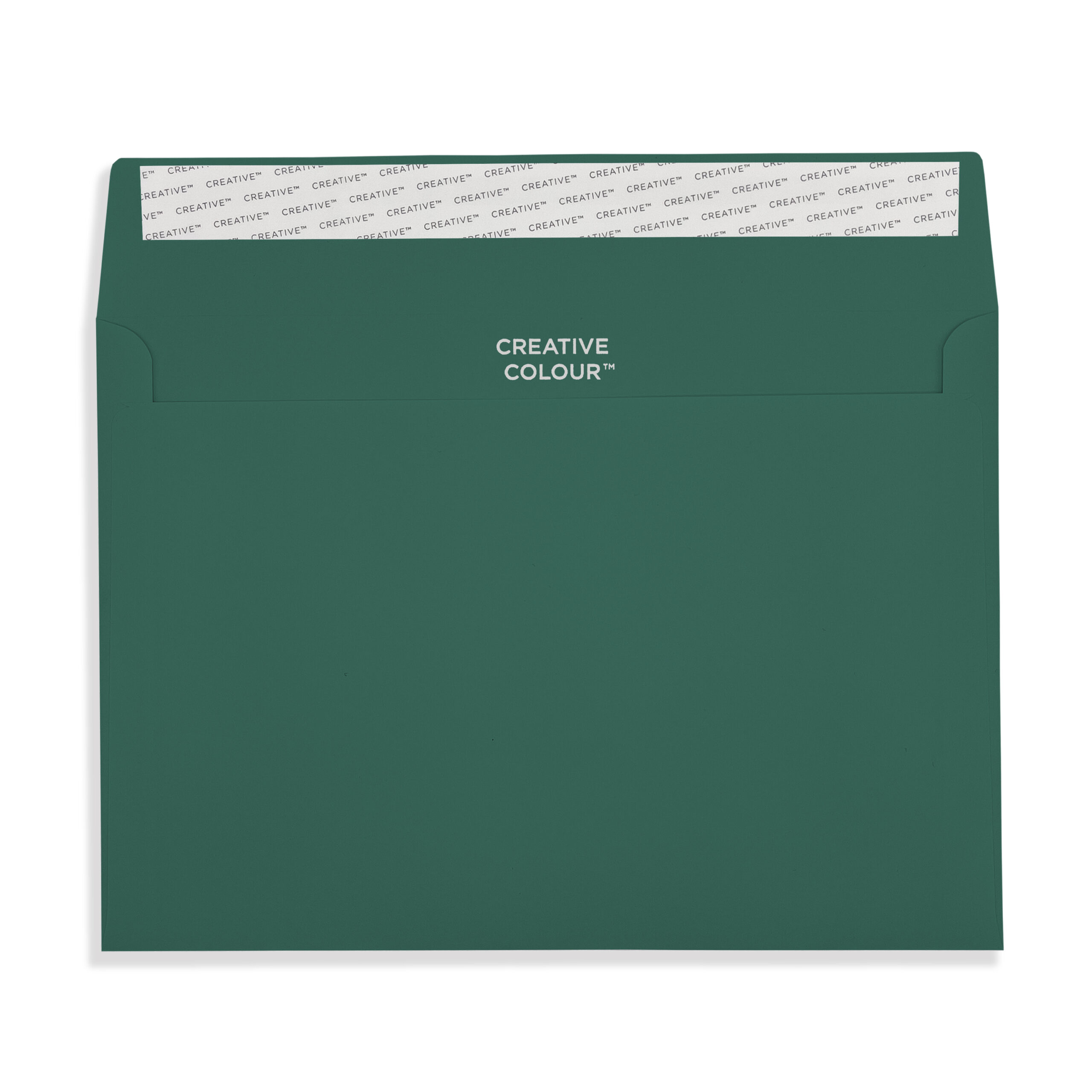 British Racing Green Peel and Seal Wallet Envelopes 120gsm Flap Open