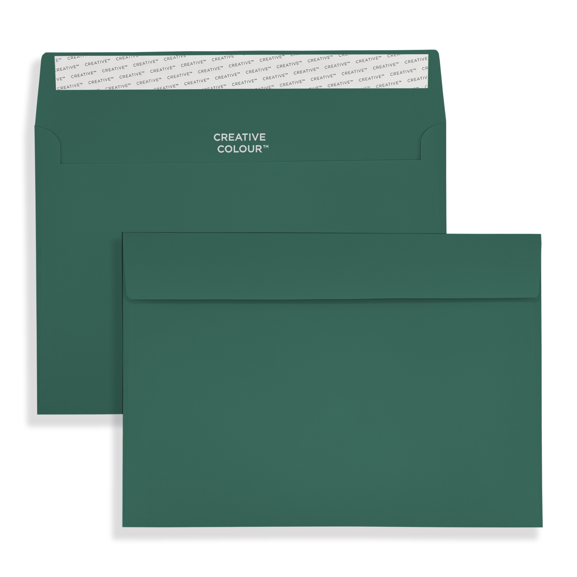 British Racing Green Peel and Seal Wallet Envelopes 120gsm