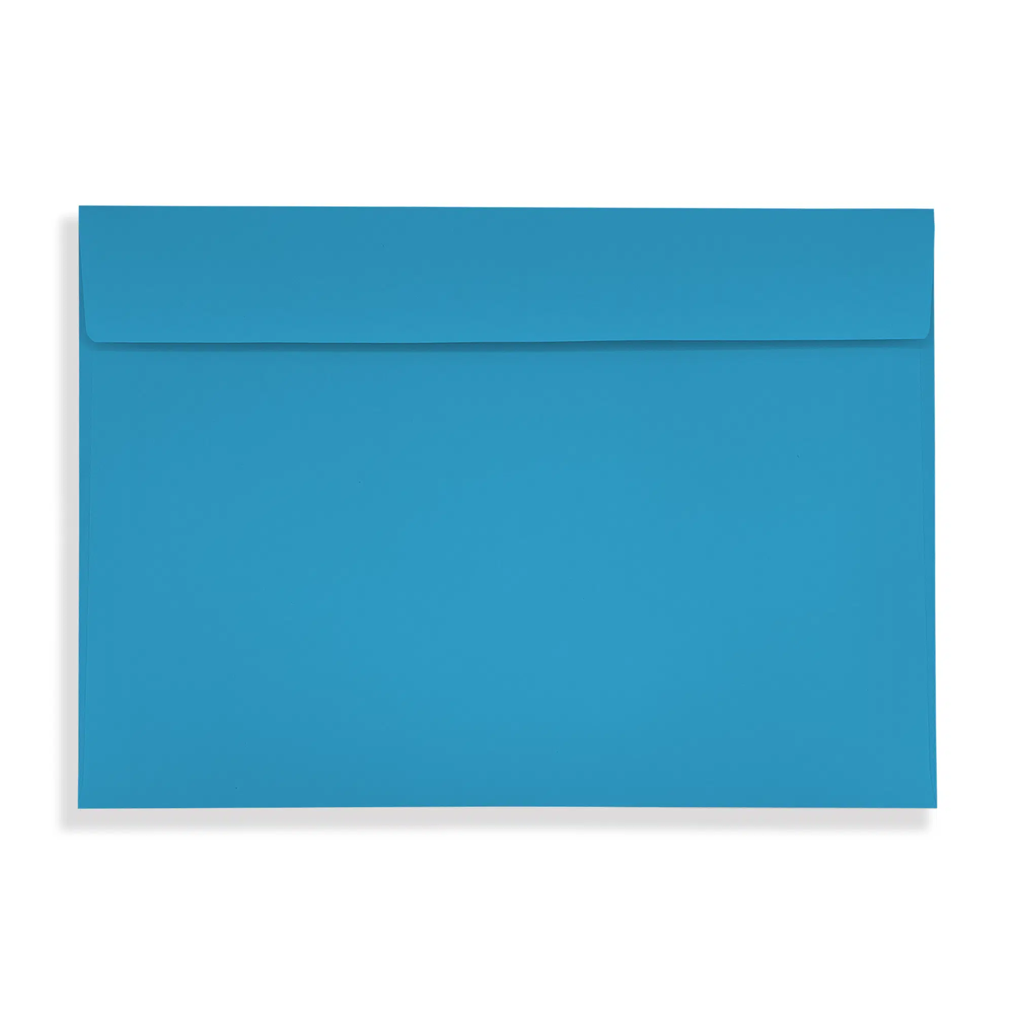 C5 Caribbean Blue Peel & Seal Wallet Envelopes (120gsm) 3 Caribbean Blue Peel and Seal Wallet Envelopes 120gsm Flap Closed