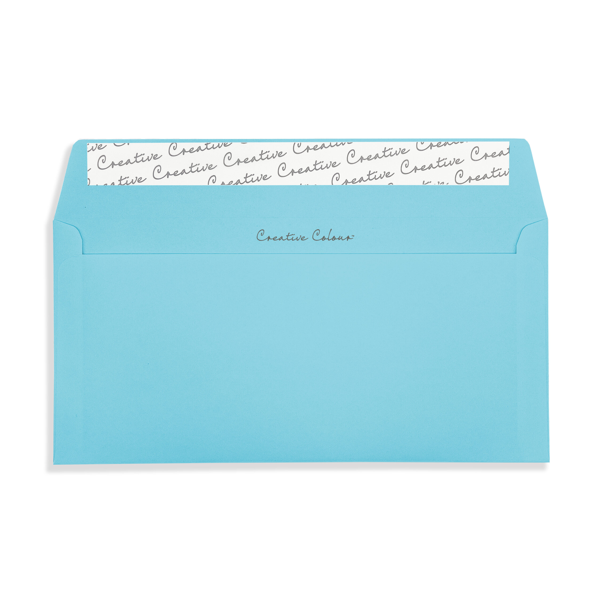 Cocktail Blue DL Peel and Seal Wallet Envelopes 120gsm Flap Open