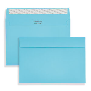 C6 Cocktail Blue Peel & Seal Wallet Envelopes