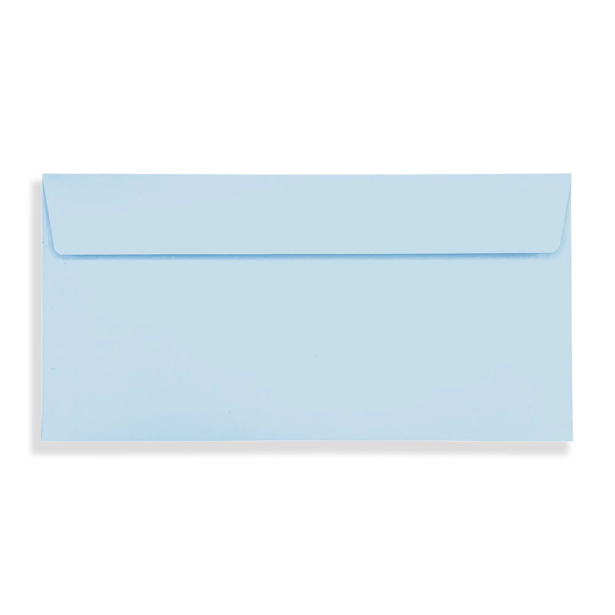 DL+ Cotton Blue Peel & Seal Wallet Envelopes (120gsm) 3 Cotton Blue DL Peel and Seal Wallet Envelopes 120gsm Flap Closed