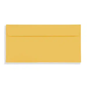 DL+ Egg Yellow Peel & Seal Wallet Envelopes (120gsm) - View 3