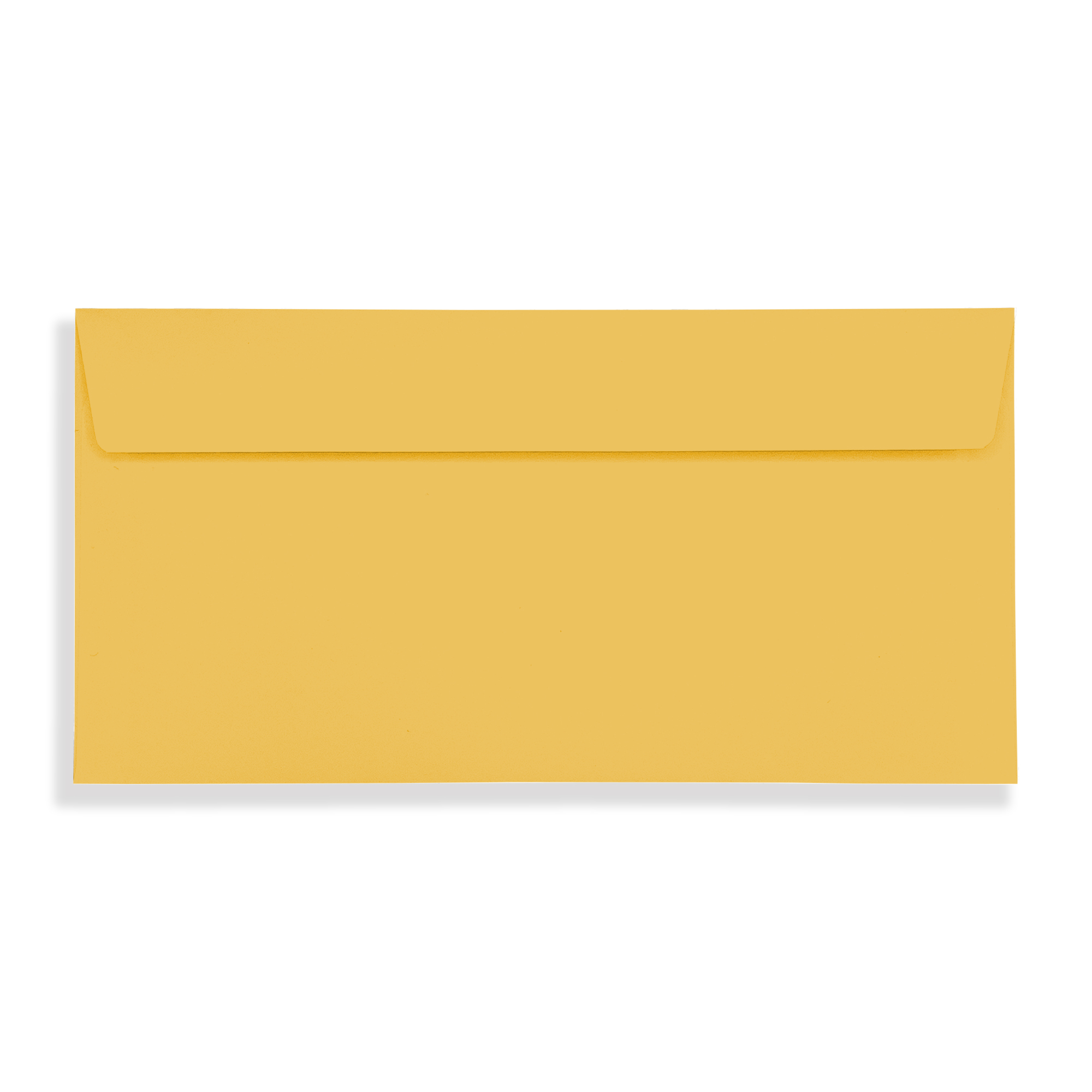 Egg Yellow DL Peel and Seal Wallet Envelopes 120gsm Flap Closed