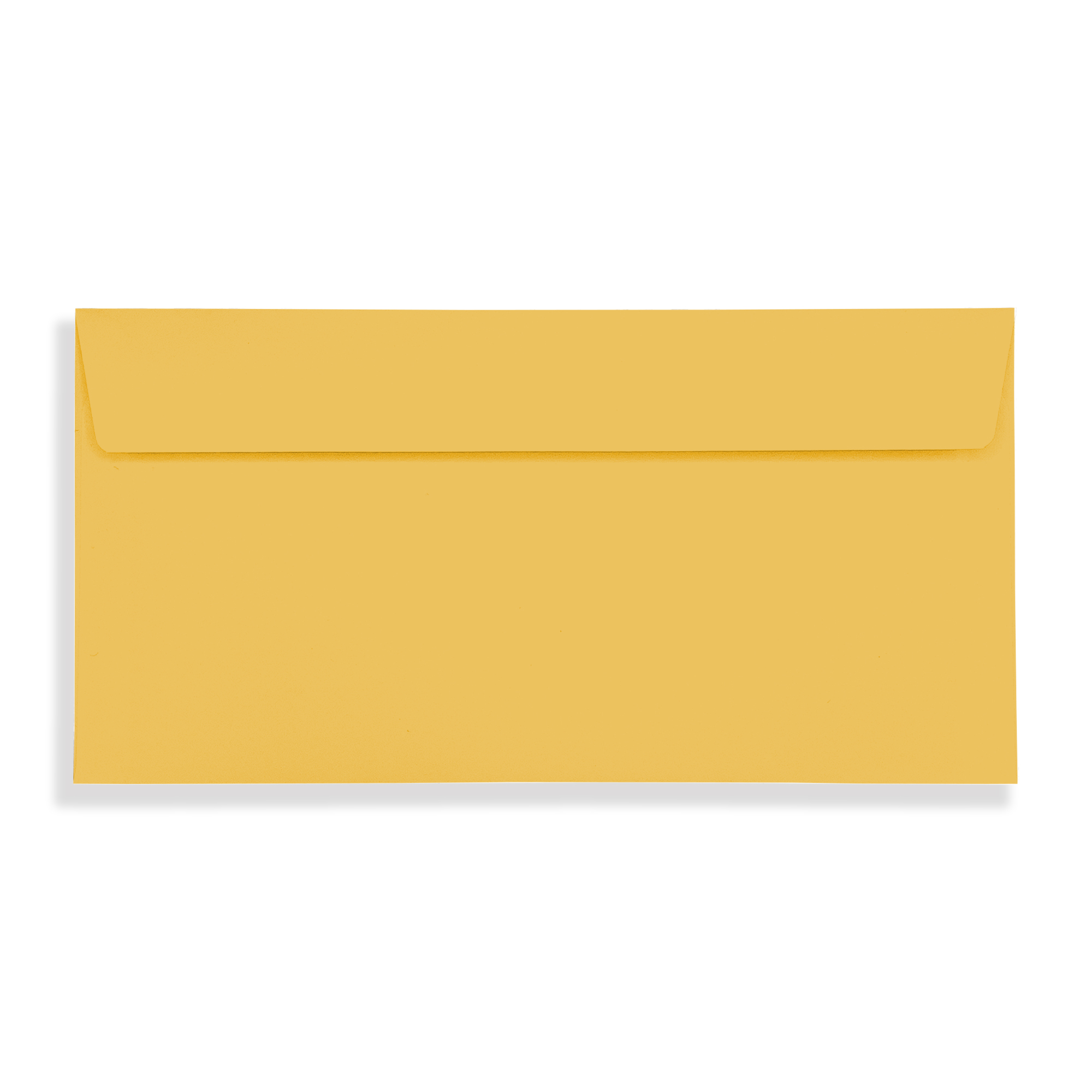 Egg Yellow DL Peel and Seal Wallet Envelopes 120gsm Flap Closed