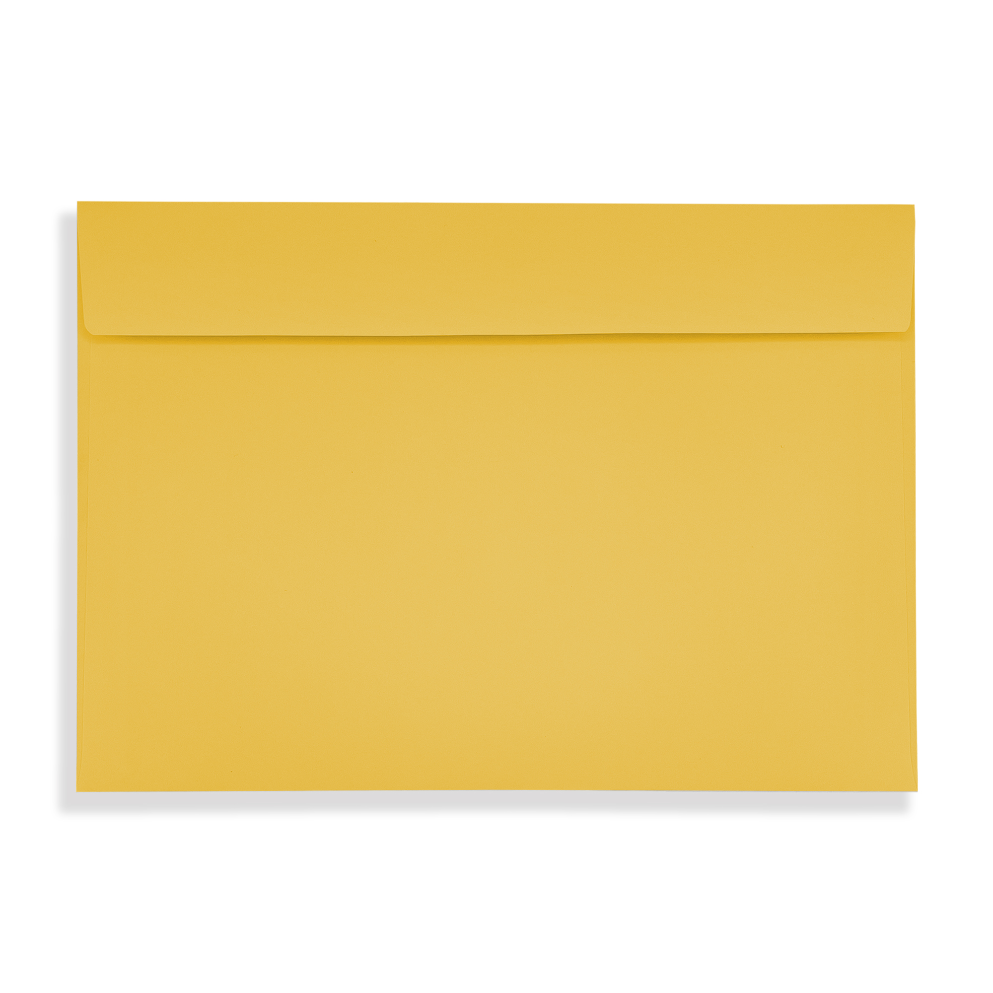 Egg Yellow Peel and Seal Wallet Envelopes 120gsm Flap Closed