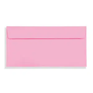 DL+ Flamingo Pink Peel & Seal Wallet Envelopes (120gsm) - View 3