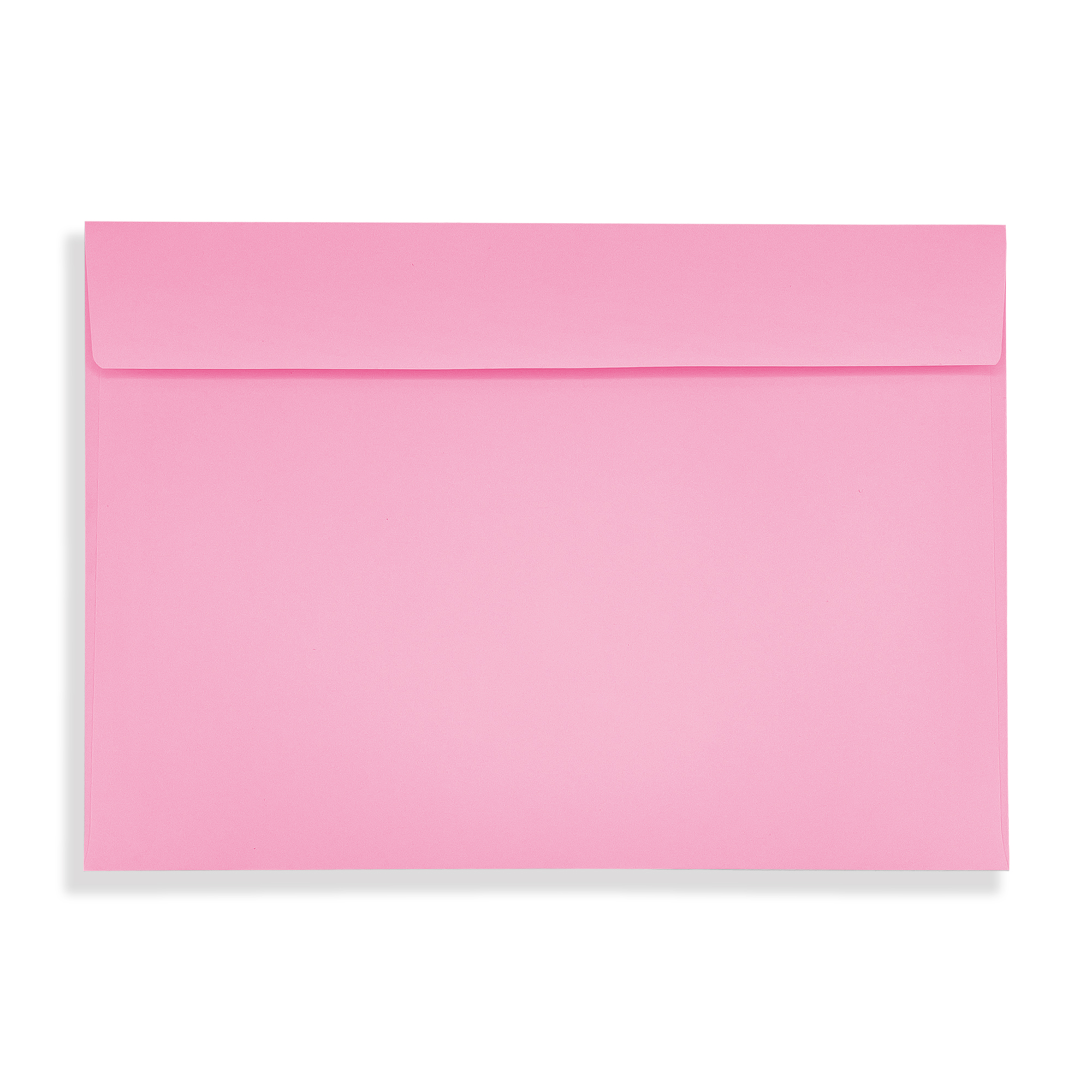Flamingo Pink Peel and Seal Wallet Envelopes 120gsm Flap Closed