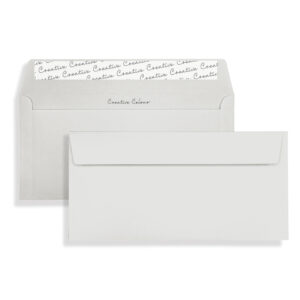 DL+ French Grey Peel & Seal Wallet Envelopes