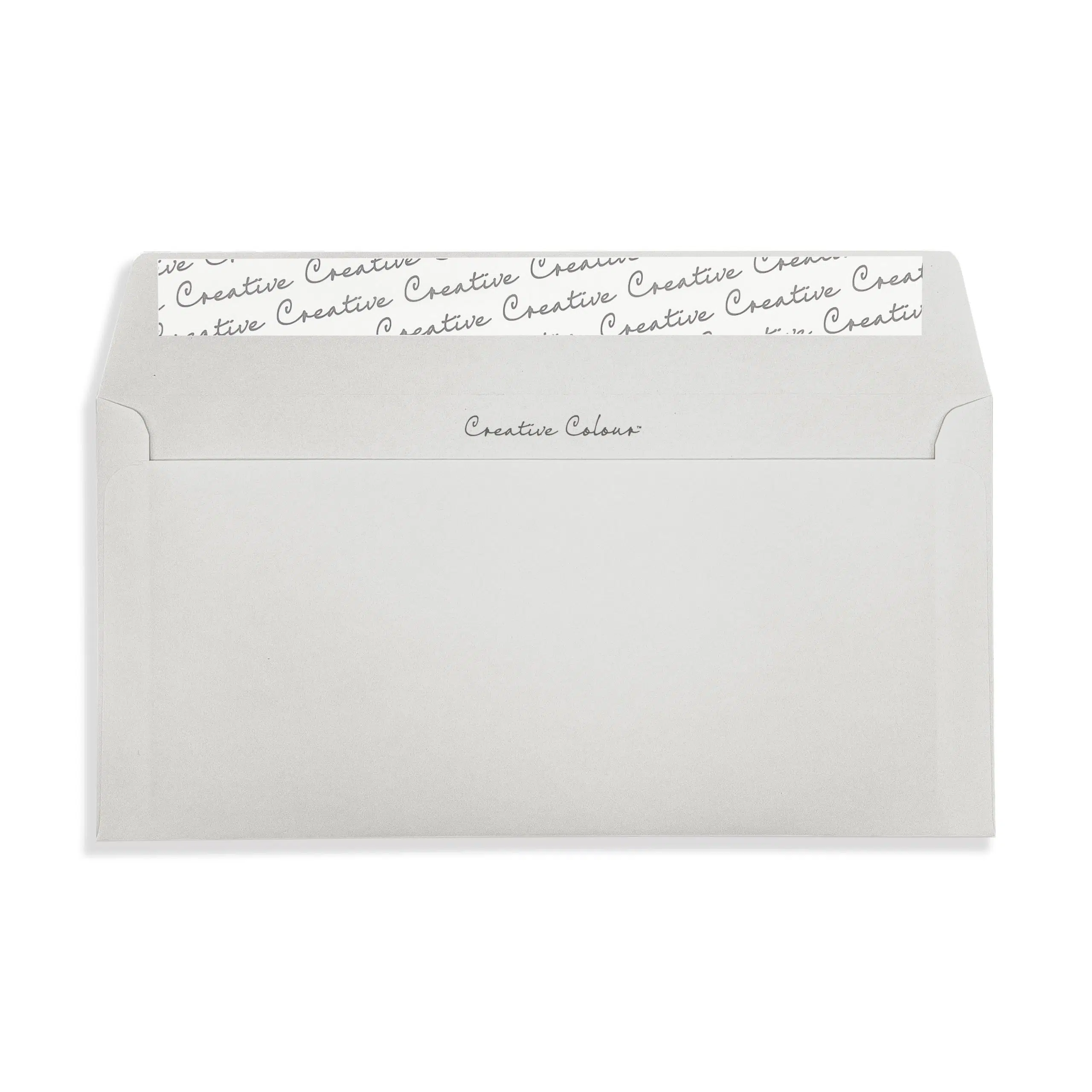 DL+ French Grey Peel & Seal Wallet Envelopes (120gsm) 2 French Grey DL Peel and Seal Wallet Envelopes 120gsm Flap Open