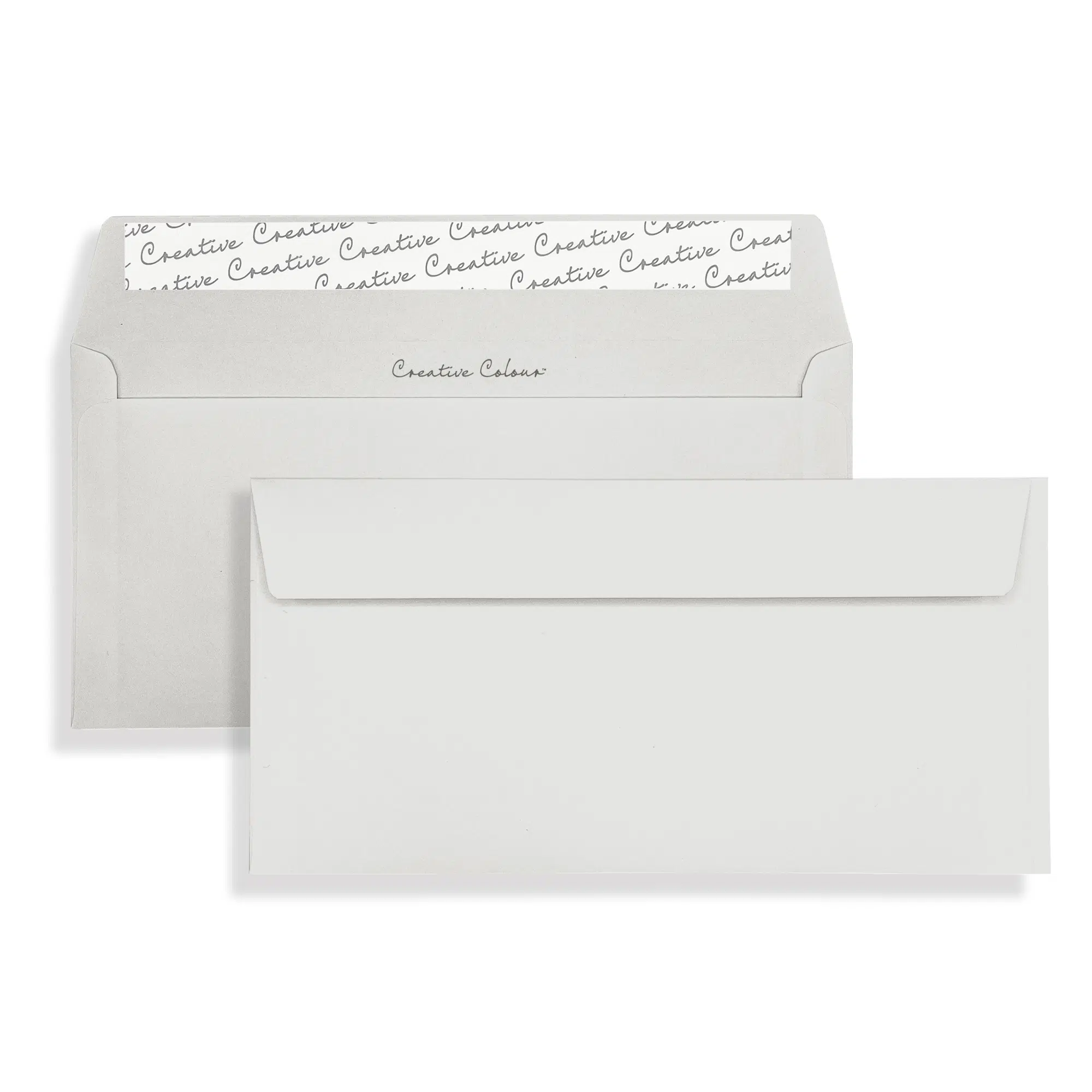 DL+ French Grey Peel & Seal Wallet Envelopes (120gsm) 1 French Grey DL Peel and Seal Wallet Envelopes 120gsm
