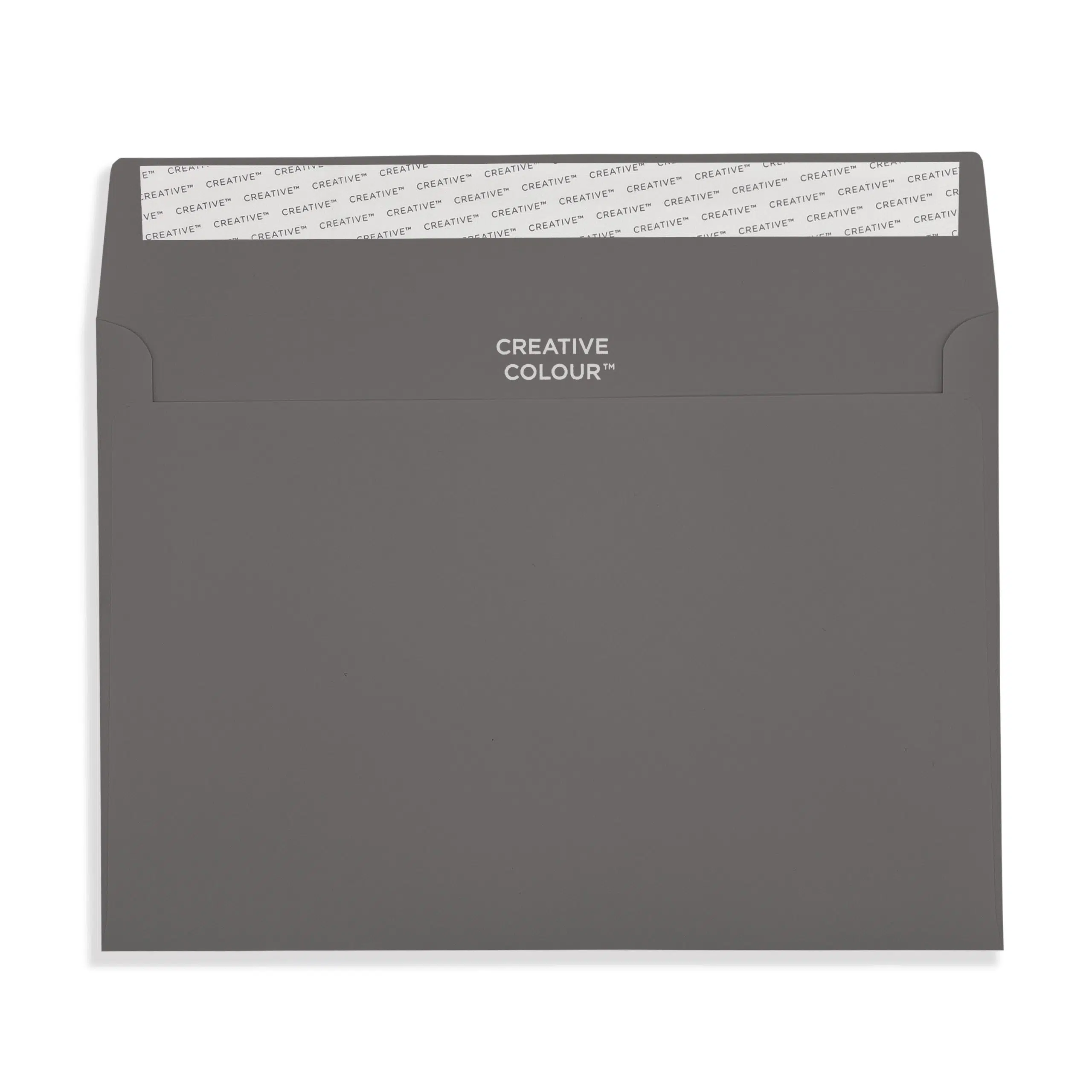 C5 Graphite Grey Peel & Seal Wallet Envelopes (120gsm) 2 Graphite Grey Peel and Seal Wallet Envelopes 120gsm Flap Open