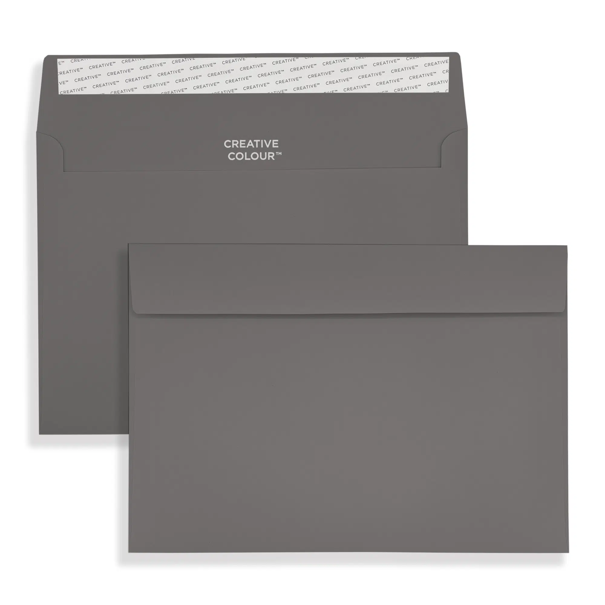 C5 Graphite Grey Peel & Seal Wallet Envelopes (120gsm) 1 Graphite Grey Peel and Seal Wallet Envelopes 120gsm