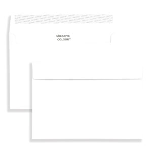 C6 Ice White Wove Peel & Seal Wallet Envelopes