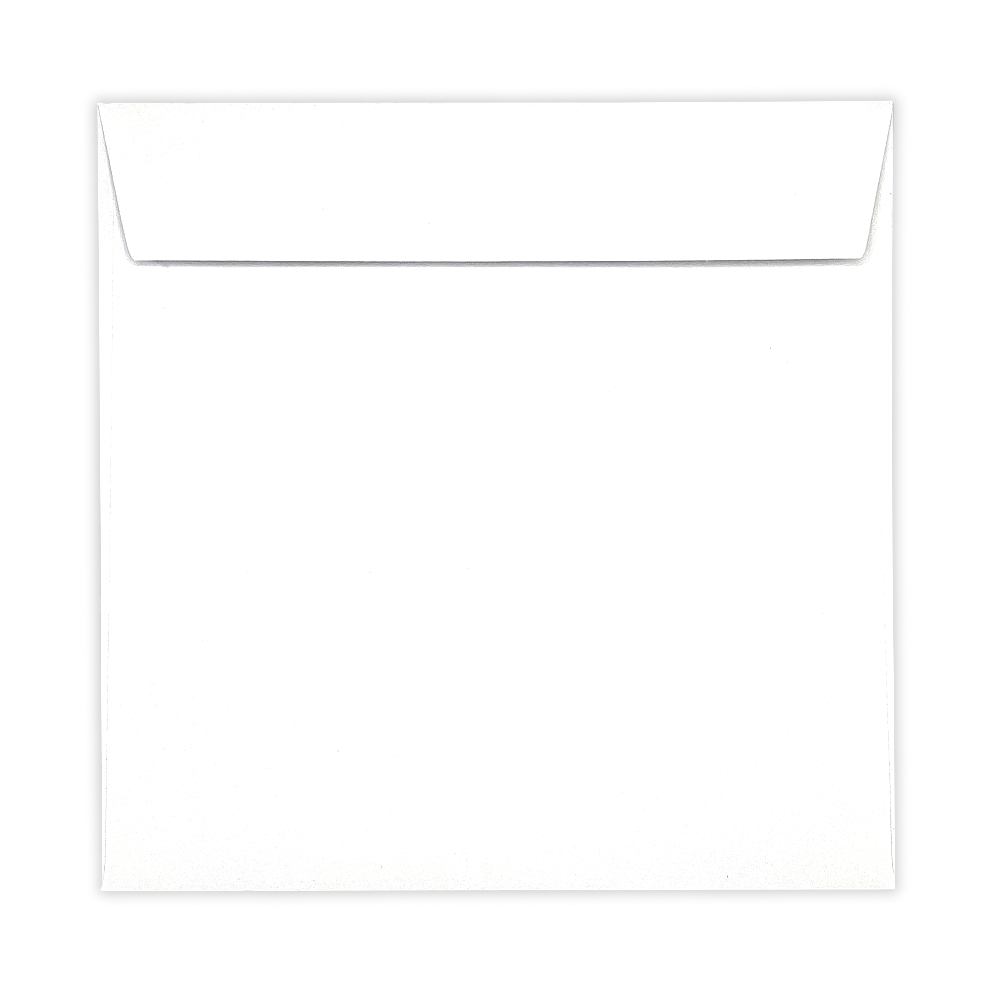 Ice White Square Peel and Seal Wallet Envelopes 120gsm Flap Closed