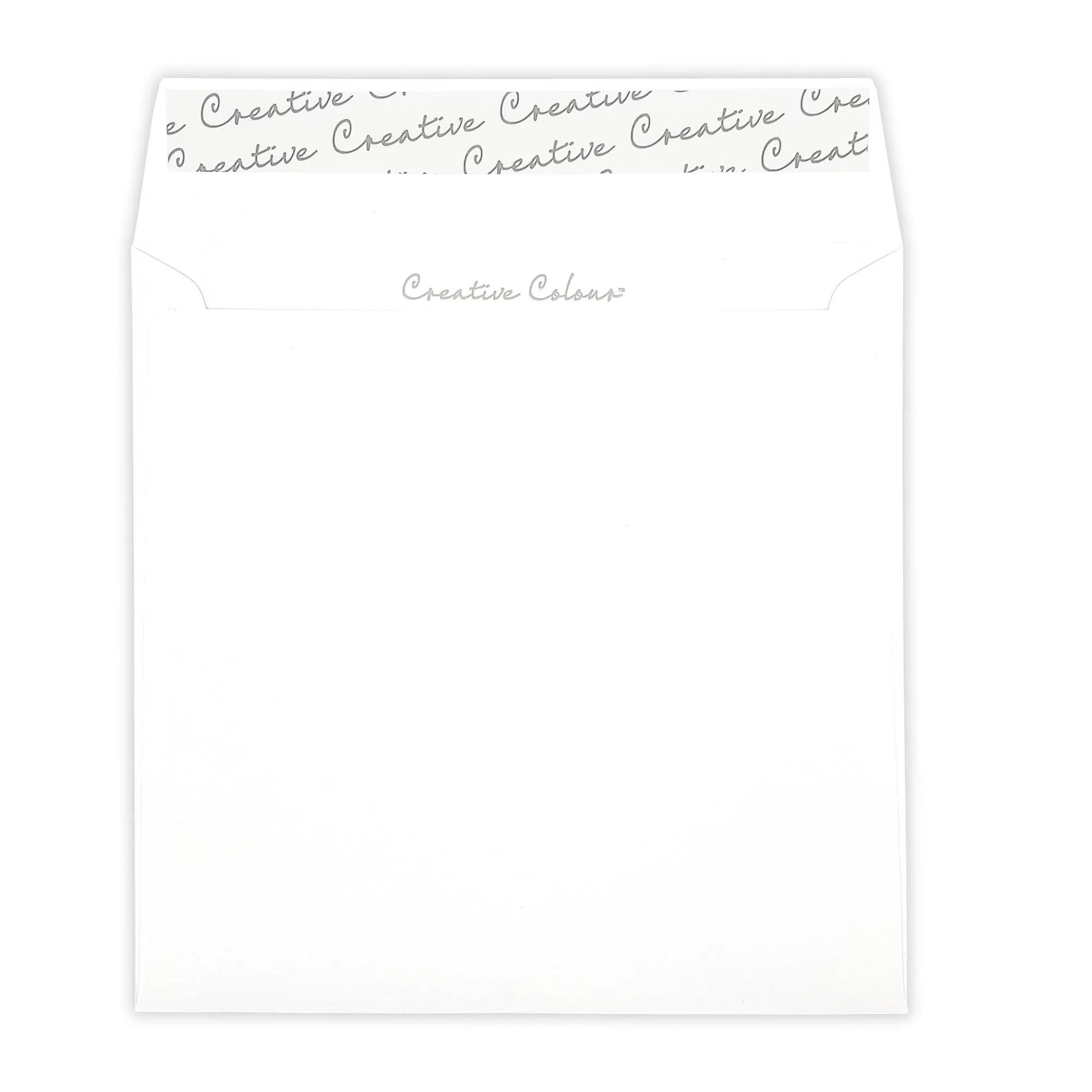 155mm Square Ultra White Wove Peel & Seal Wallet Envelopes (120gsm) 2 Ice White Square Peel and Seal Wallet Envelopes 120gsm Flap Open